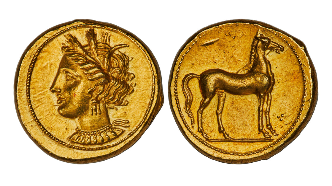 古代ローマのライバル、幻の国カルタゴで生まれたスターテル金貨 