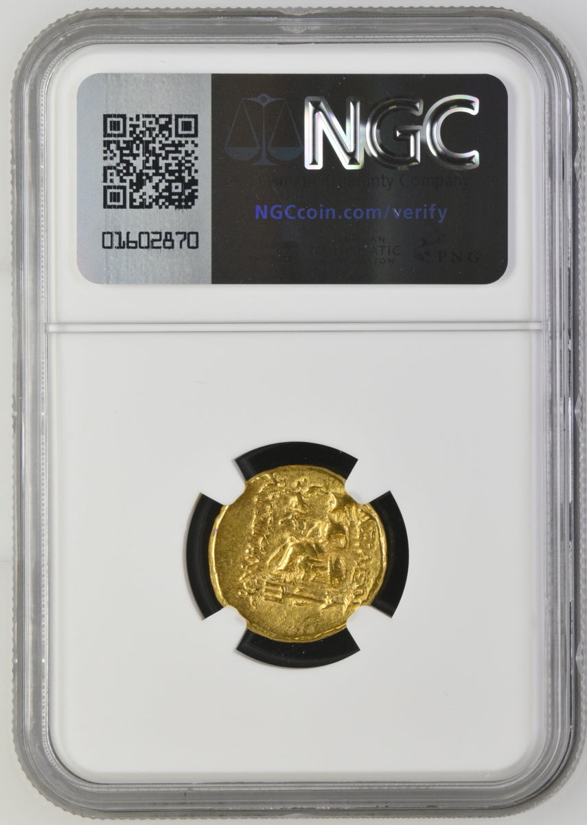 紀元前120-63年 ポントス王国 ミトリダテス6世 ステーター金貨 NGC AU