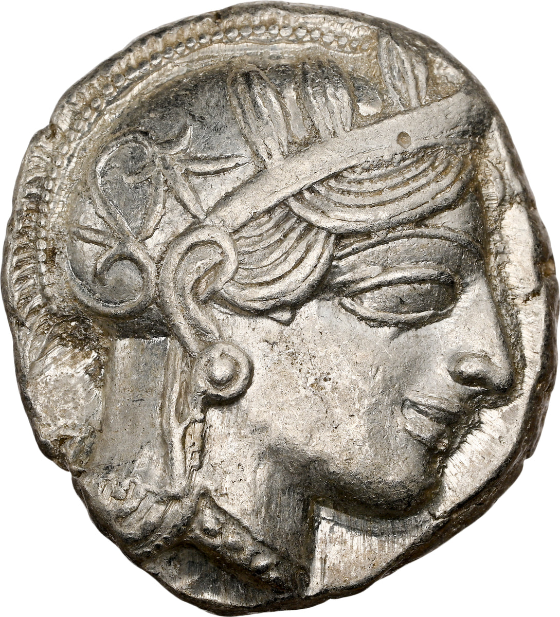 紀元前440-404年 古代 ギリシア アッティカ アテネ テトラドラクマ銀貨