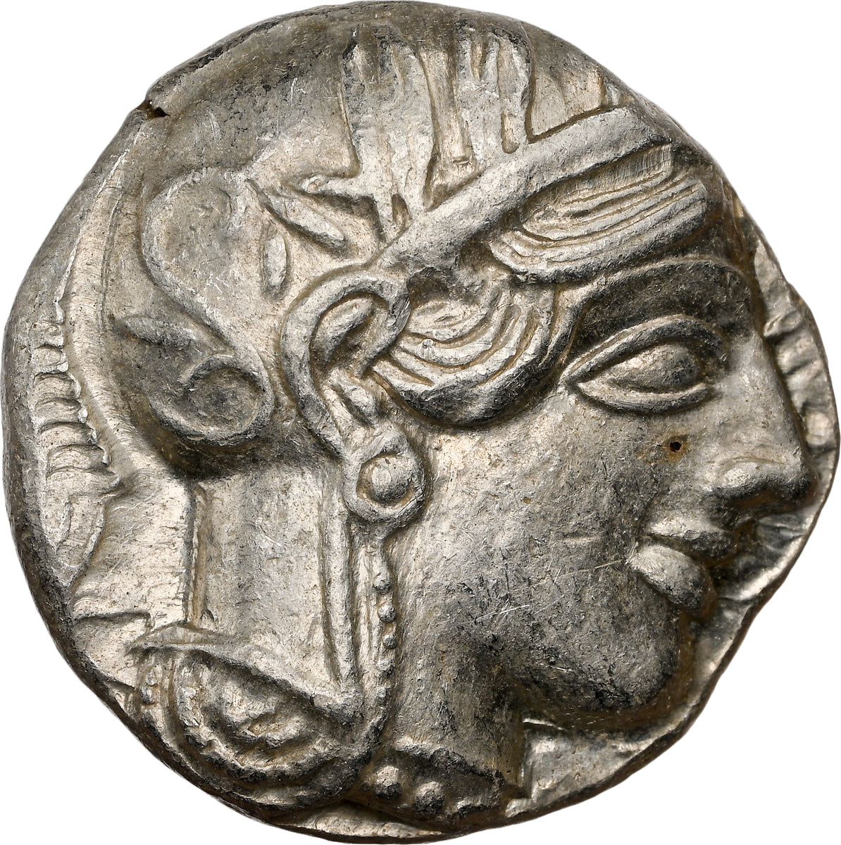 紀元前440-404年 古代 ギリシア アッティカ アテネ テトラドラクマ銀貨