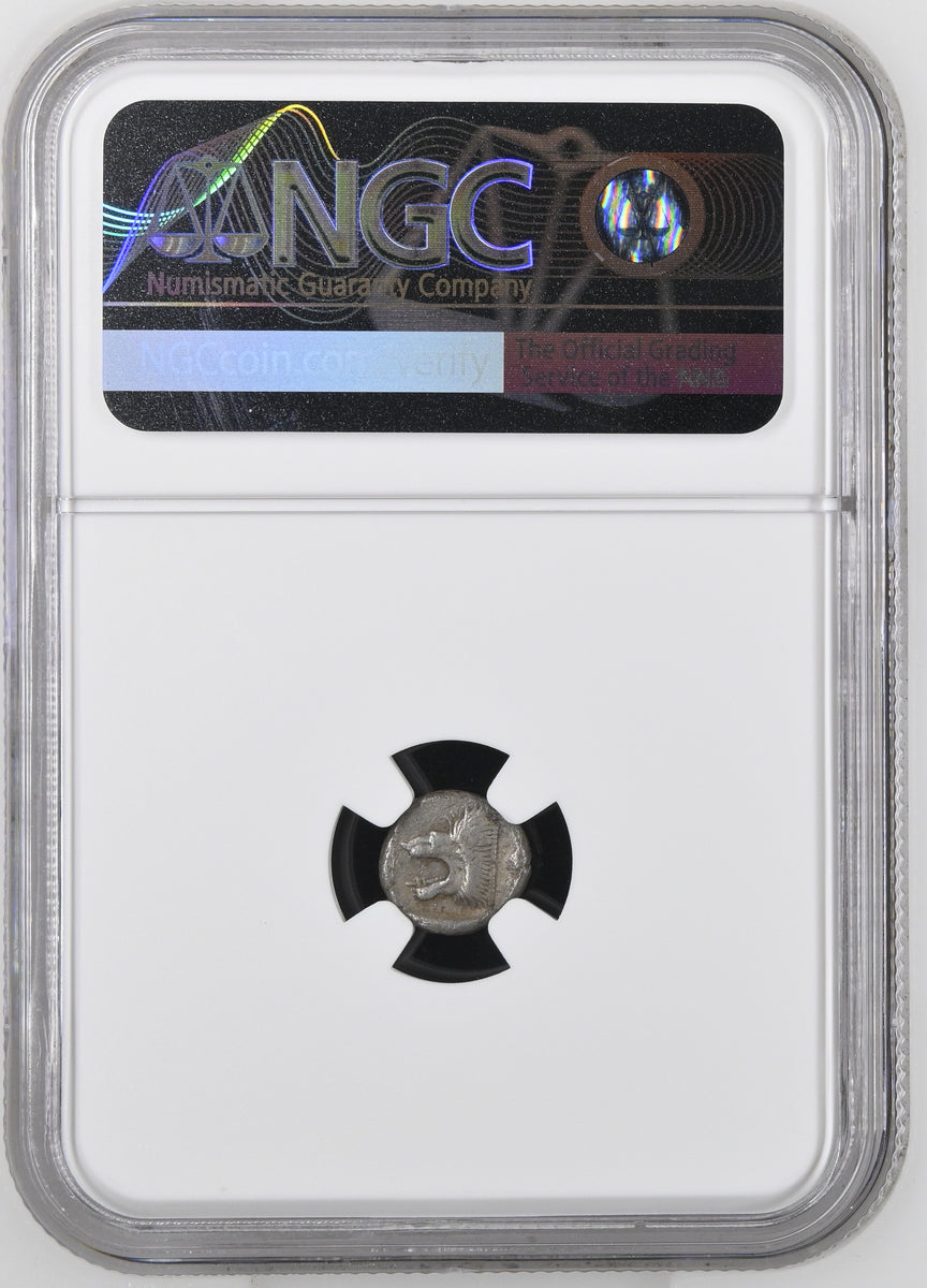 紀元前5世紀頃 ミュシア キュジコス Diobol(?)銀貨 NGC Choice F | 港