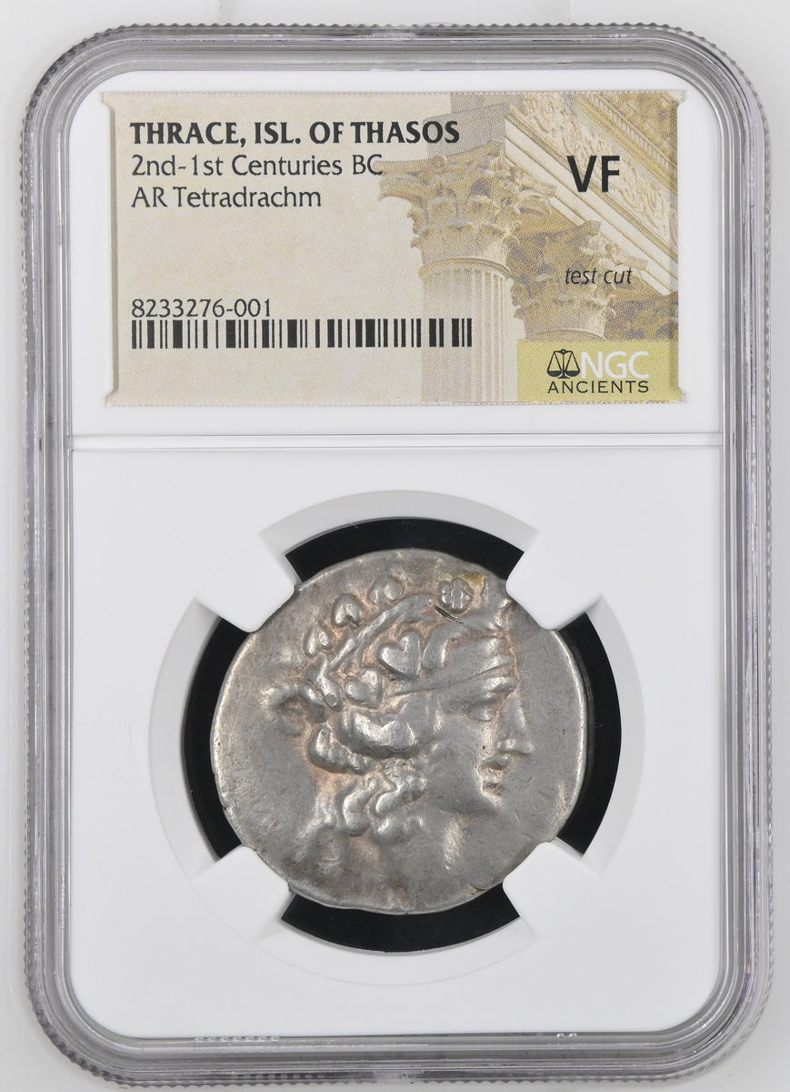紀元前2世紀-1世紀 トラキア地方 タソス島 テトラドラクマ銀貨 NGC VF