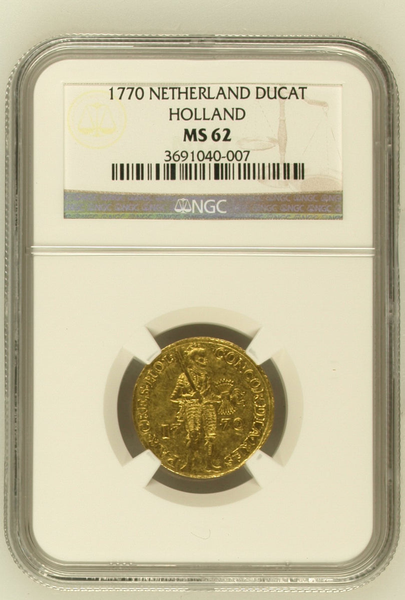 大同通宝　遼（契丹）貨幣　希少 1770年 オランダ ダカット金貨 後期型 NGC MS62 | 港区虎ノ門の