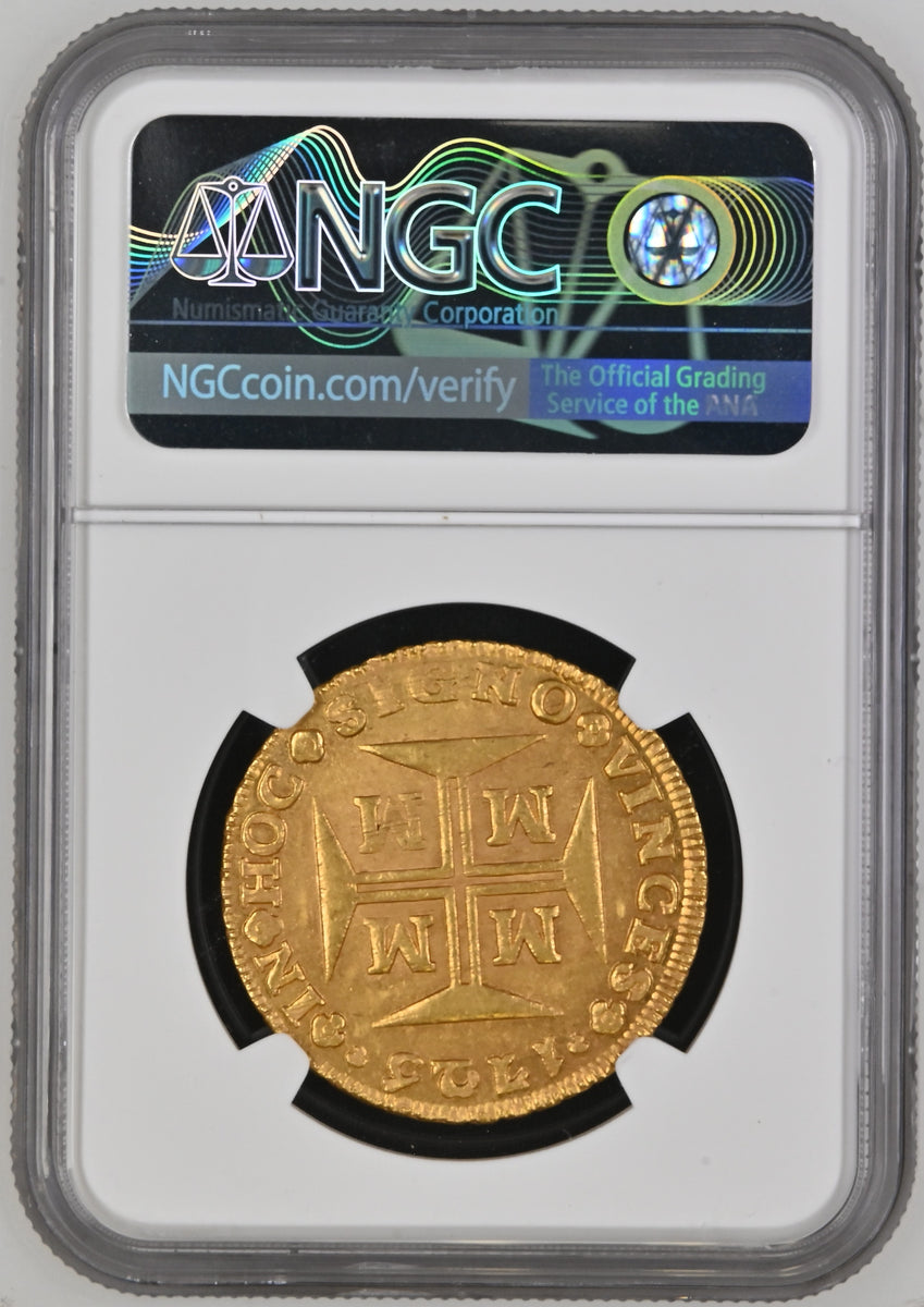 1725年 ブラジル ジョアン5世 10000レイス金貨 ミナスジェライスミント