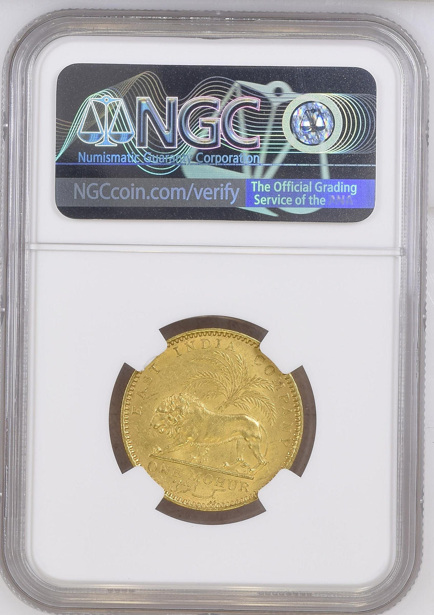 1841 英領インド ヴィクトリア女王 モハール金貨 NGC MS61 