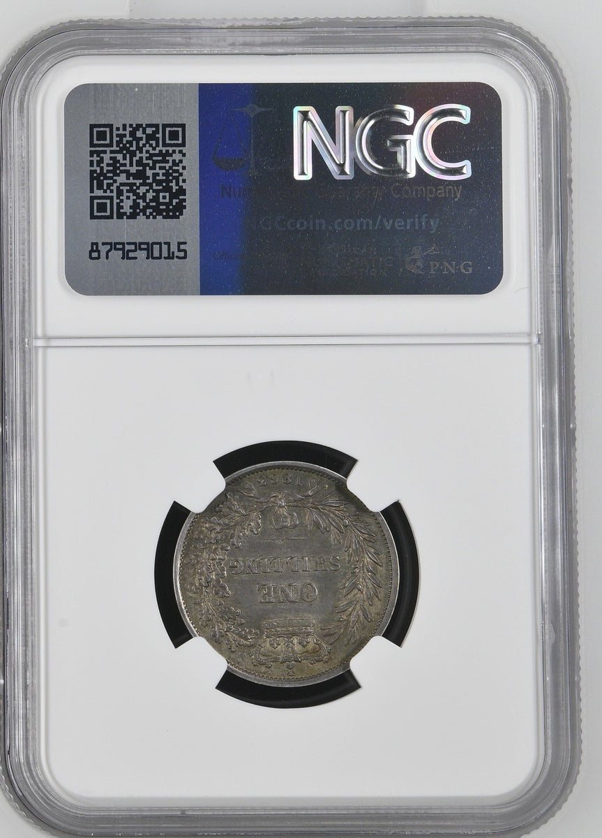 Top Pop】1863年 イギリス ヴィクトリア 1シリング Pattern 銀貨