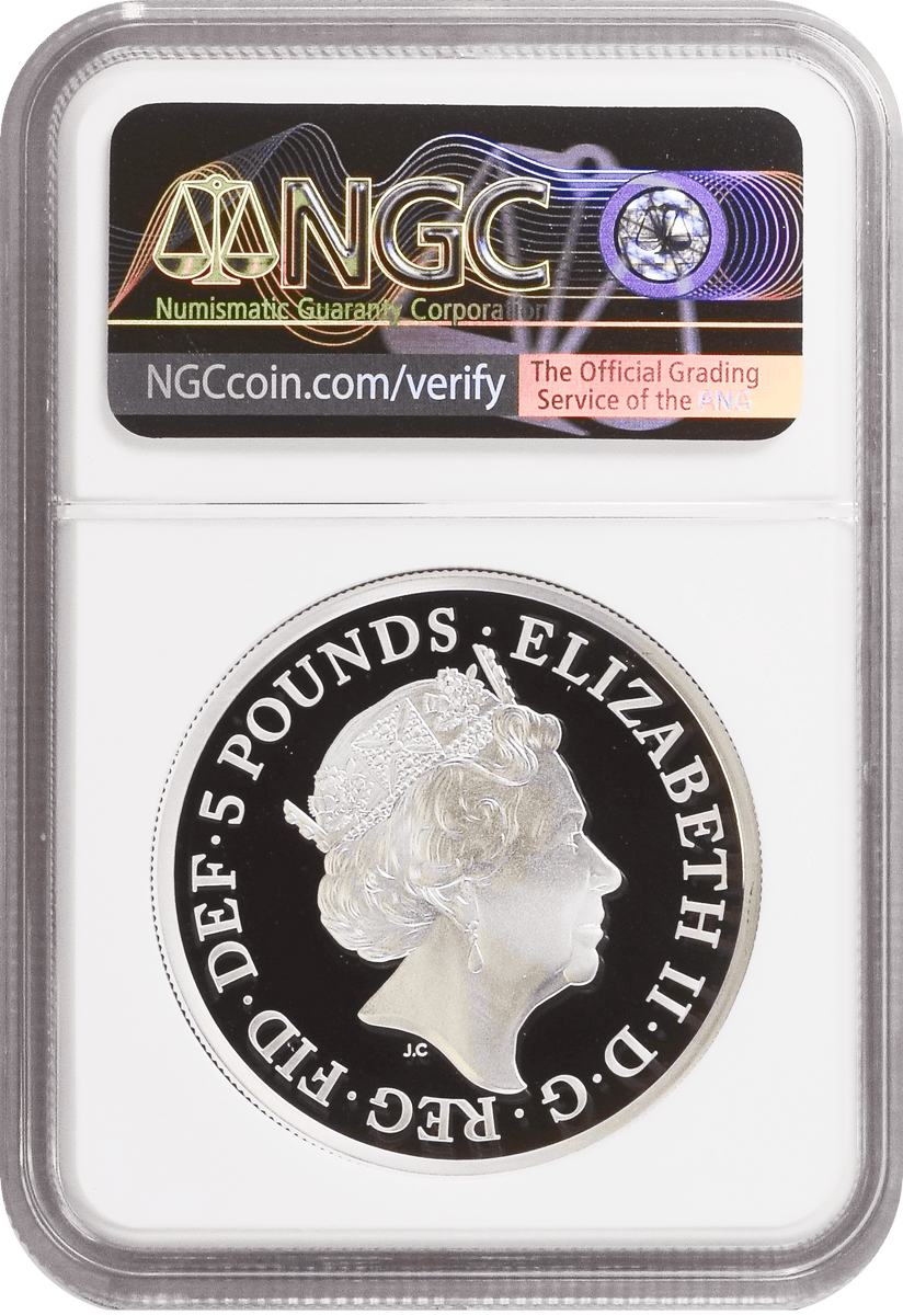 2021年 イギリス クイーンズビースト 2oz銀貨 White Horse of