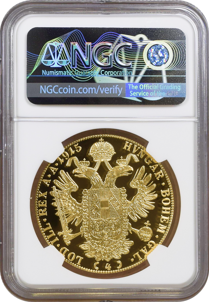 1915年 オーストリア フランツ・ヨーゼフ1世 4ダカット金貨 リスト