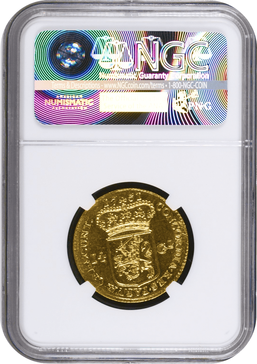 1960年/オランダ/MS63PL/馬上の騎士/金貨/14グルデン/NGC 1960年/オランダ/MS63PL/馬上の騎士/金貨/14グルデン/NGC