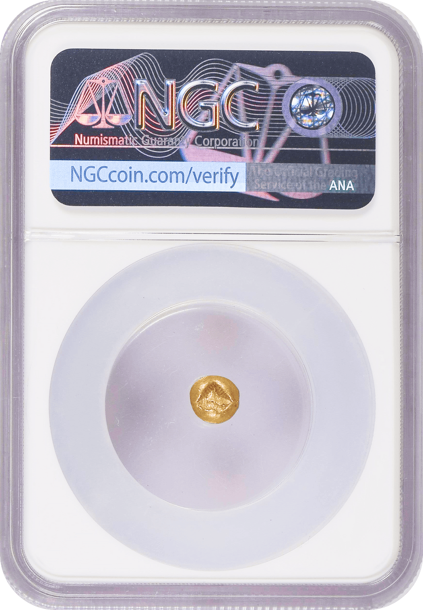 古代ギリシア 紀元前650-600年 イオニア へミヘクテ金貨 NGC XF Strike