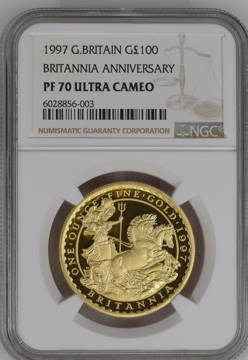 1997年 イギリス ブリタニア金貨 4枚セット（1、1/2、1/4、1
