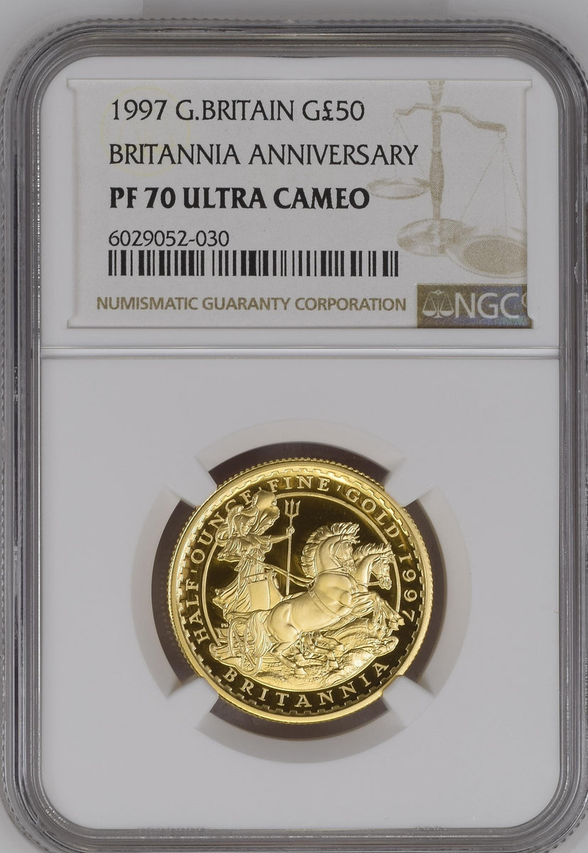 1997年 イギリス ブリタニア金貨 4枚セット（1、1/2、1/4、1/10oz 全て 