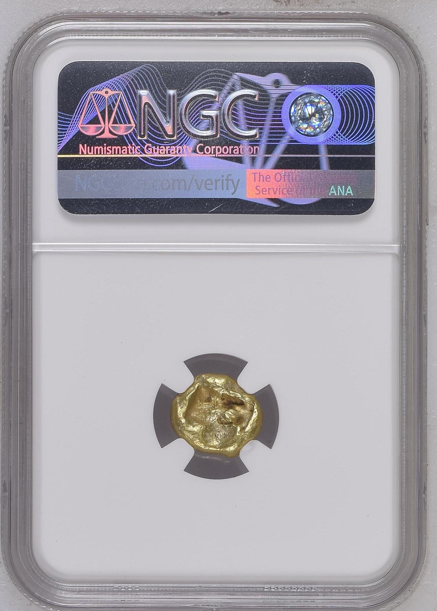 古代リディア王国 紀元前610-546年頃 1/3ステーター金貨 NGC Ch XF