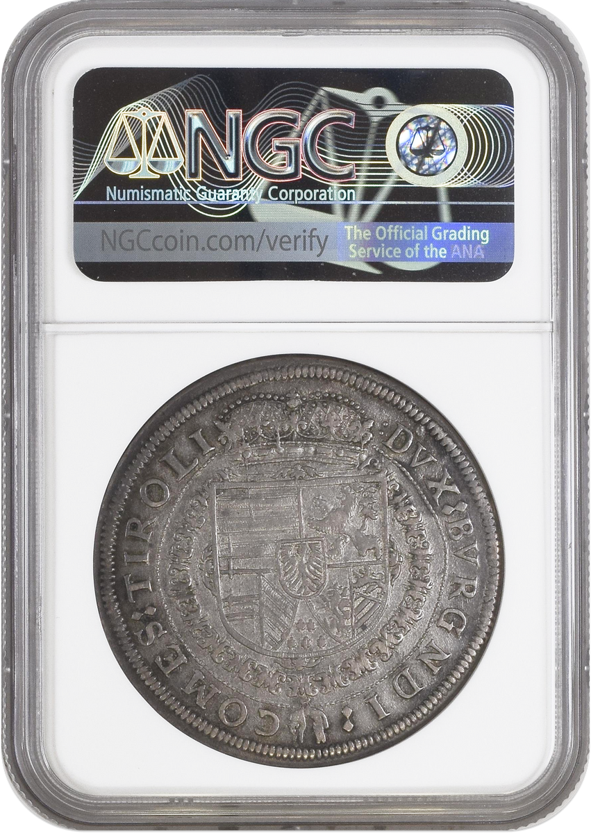 1630年 オーストリア ハル レオポルト5世 1ターラー銀貨 NGC AU53 | 港
