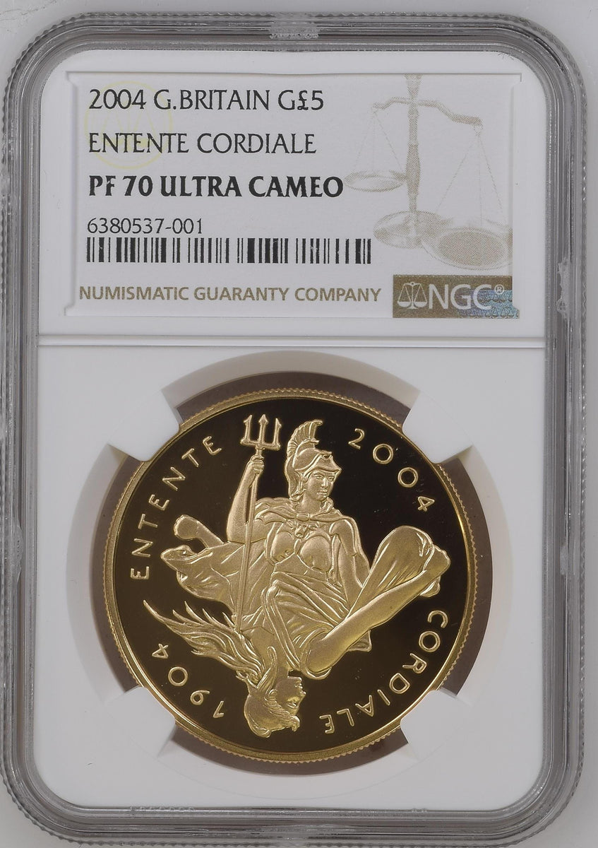 【PF68】2004年発行コルディアーレ協商100 周年記念プラチナ貨 1361df3853e8bc5a5c22065ad67ed4