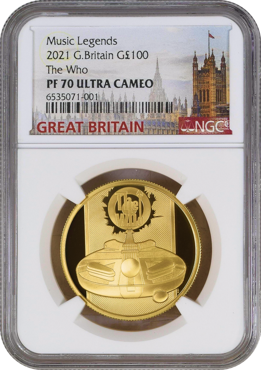 Top Pop】2021年 イギリス ミュージックレジェンド ザ・フー 1oz 100