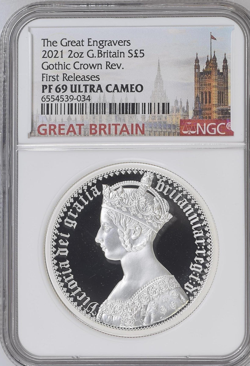 2021年 イギリス ゴシッククラウン ポートレート 2オンス 5