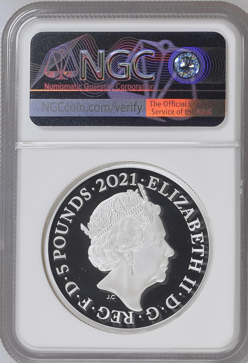 2021年 イギリス ゴシッククラウン ポートレート 2オンス 5