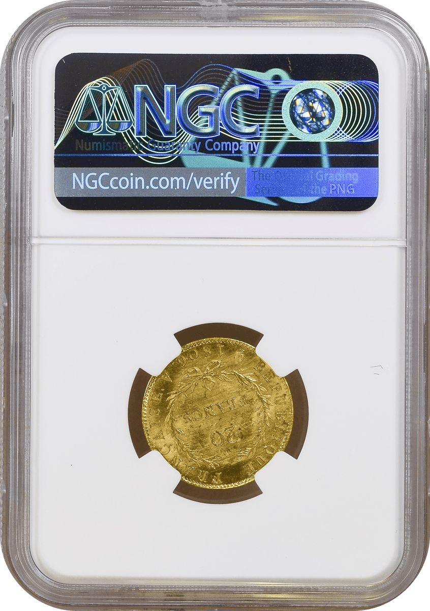 無冠ナポレオン１世銀貨５フランAN13　アンティークコイン希少 無冠ナポレオン1世銀貨5フランAN13 アンティークコイン希少