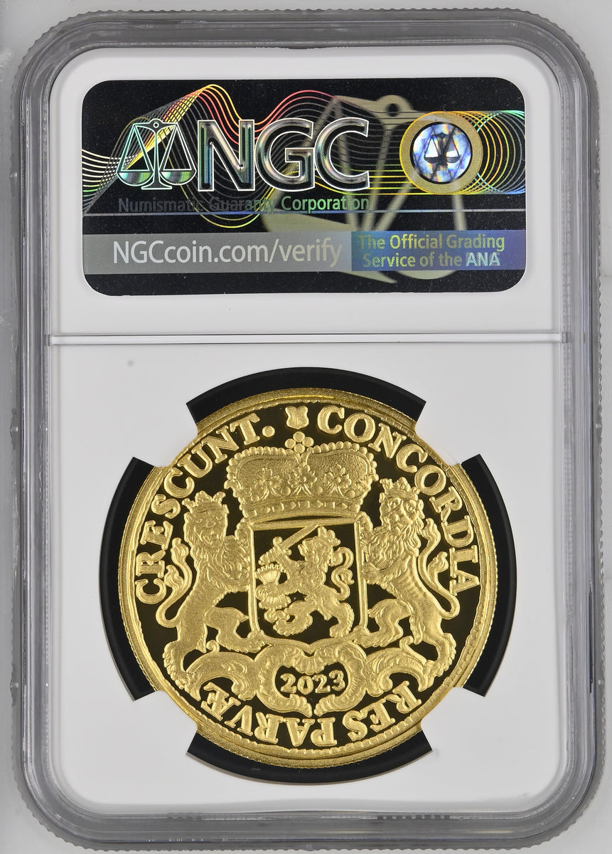 2023年 オランダ シルバーライダー復刻 1オンス金メダル NGC PF70UCAM