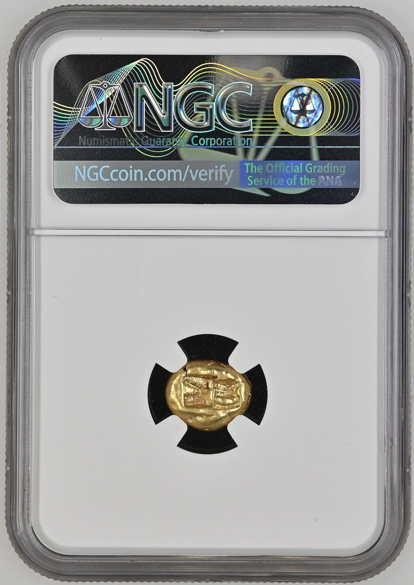 古代リディア王国 紀元前610-546年頃 1/3ステーター金貨 NGC XF Strike