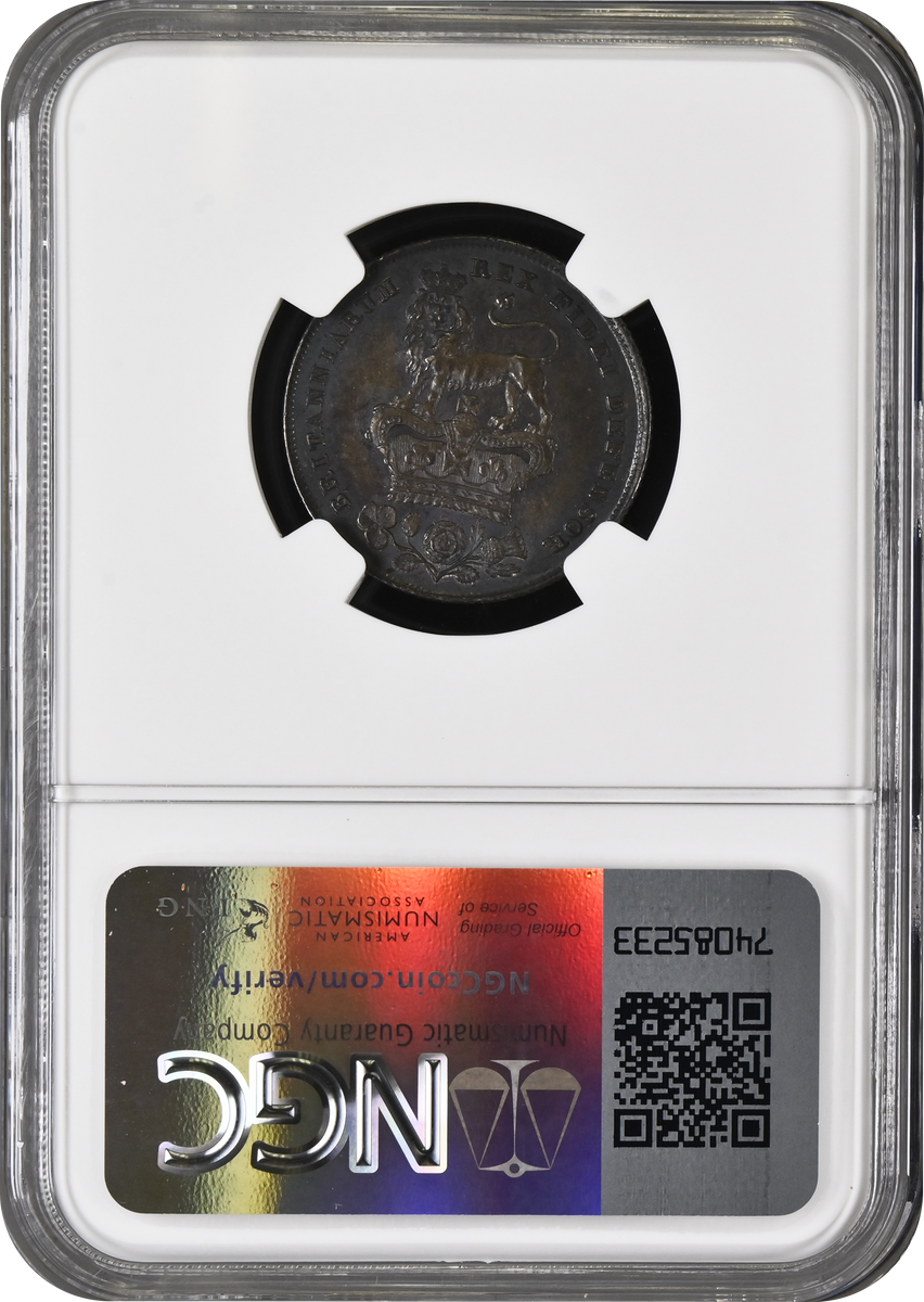 1825年 イギリス ジョージ4世 1シリング銀貨 NGC MS62 | 港区虎ノ門の