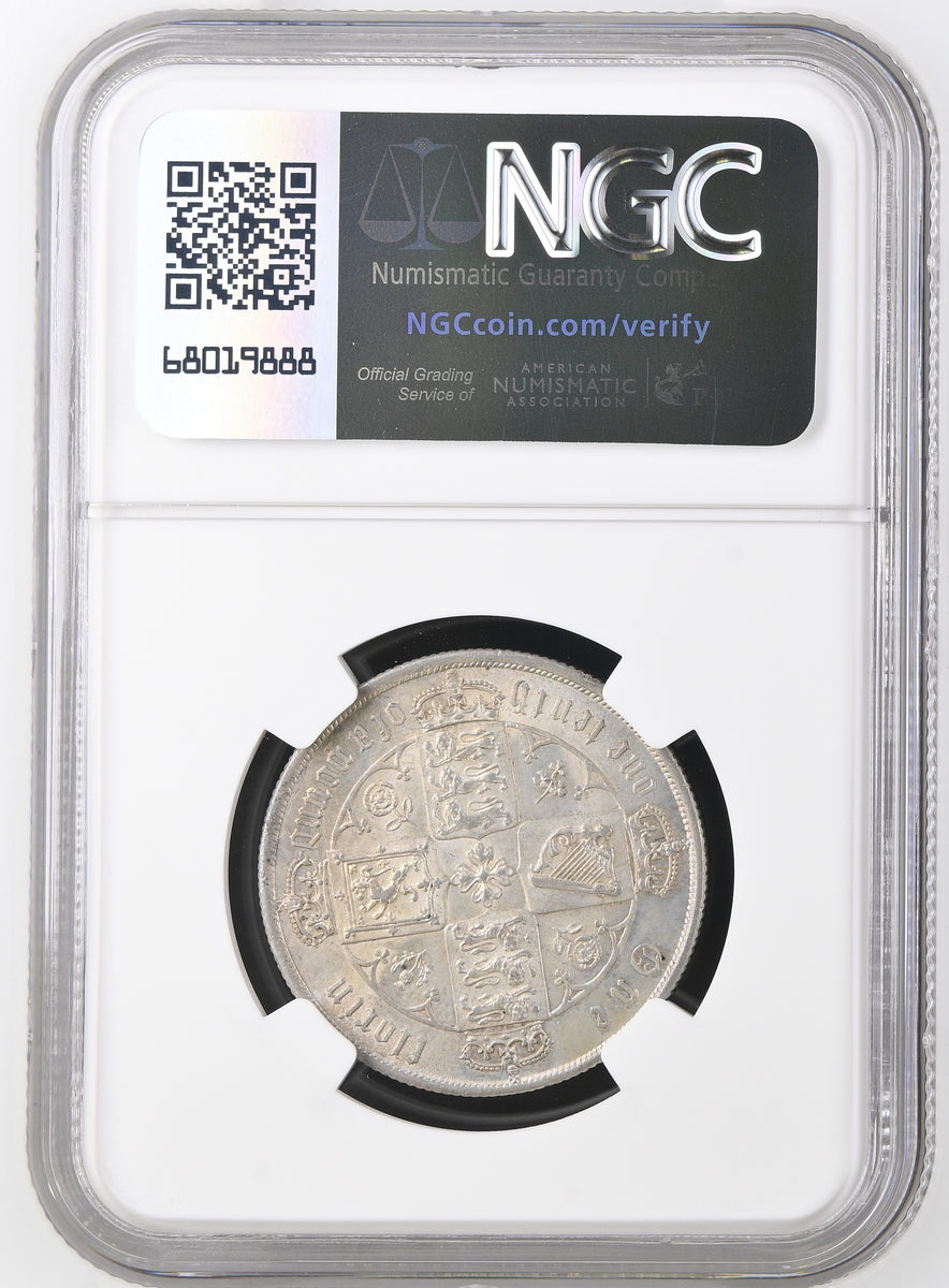 1872年 イギリス ヴィクトリア ゴシックフローリン銀貨 NGC MS62 | 港