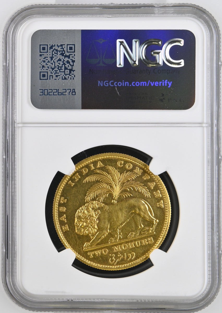 1835年 カルカッタミント イギリス領インド ウィリアム4世 2モハール