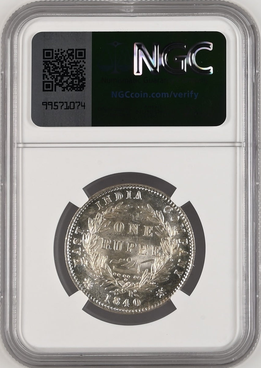 1840 オーストラリア 銀貨 NGC PF64 ヴィクトリア INA レトロ 1840年 英領インド 東インド会社 ヴィクトリア ヤングヘッド ルピー