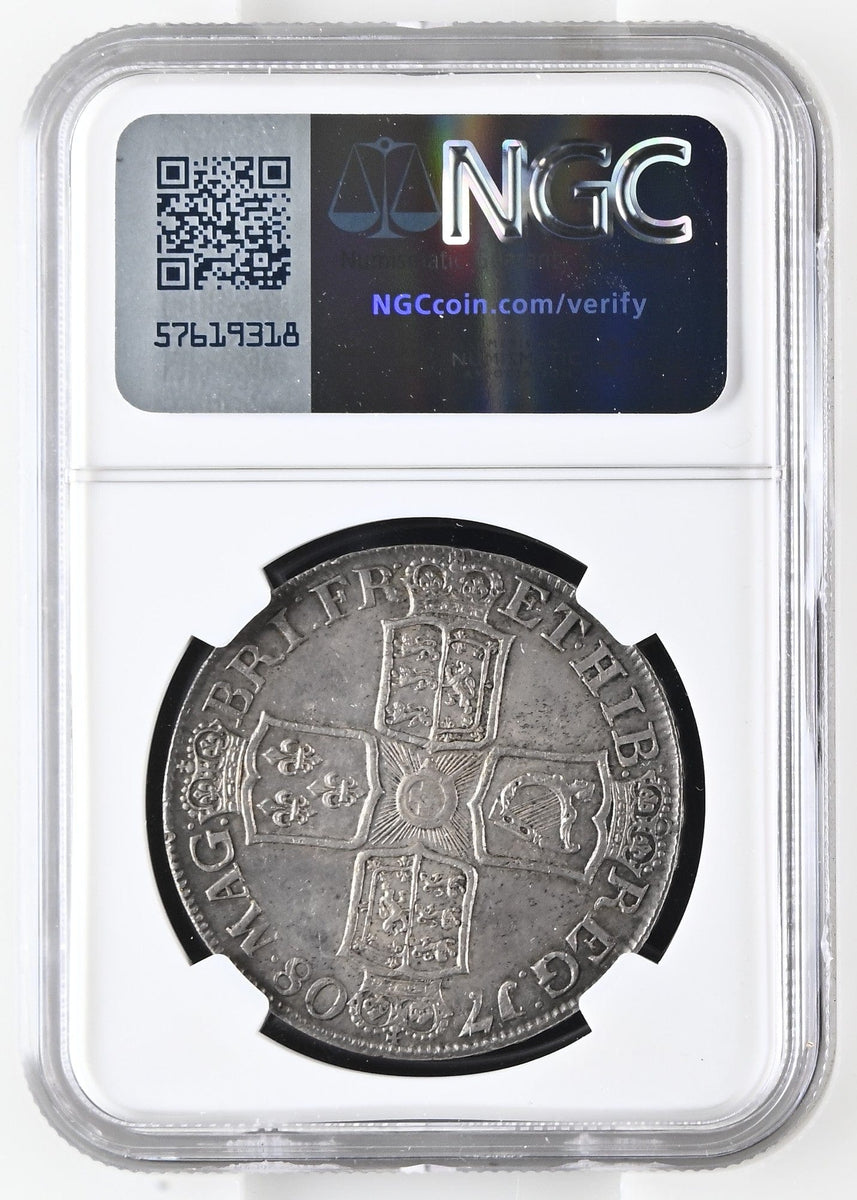 1708年 イギリス アン女王 クラウン銀貨 NGC AU53 | 港区虎ノ門の