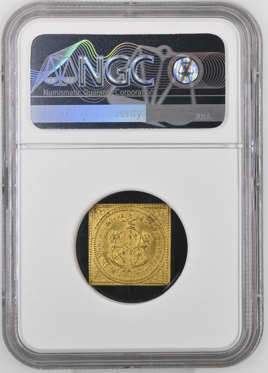 定価32万　ロゴストロン　nigi 天幣手主神 ニギ 1700年 ドイツ ニュルンベルク ラムダカット 1ダカット金貨 クリッペ