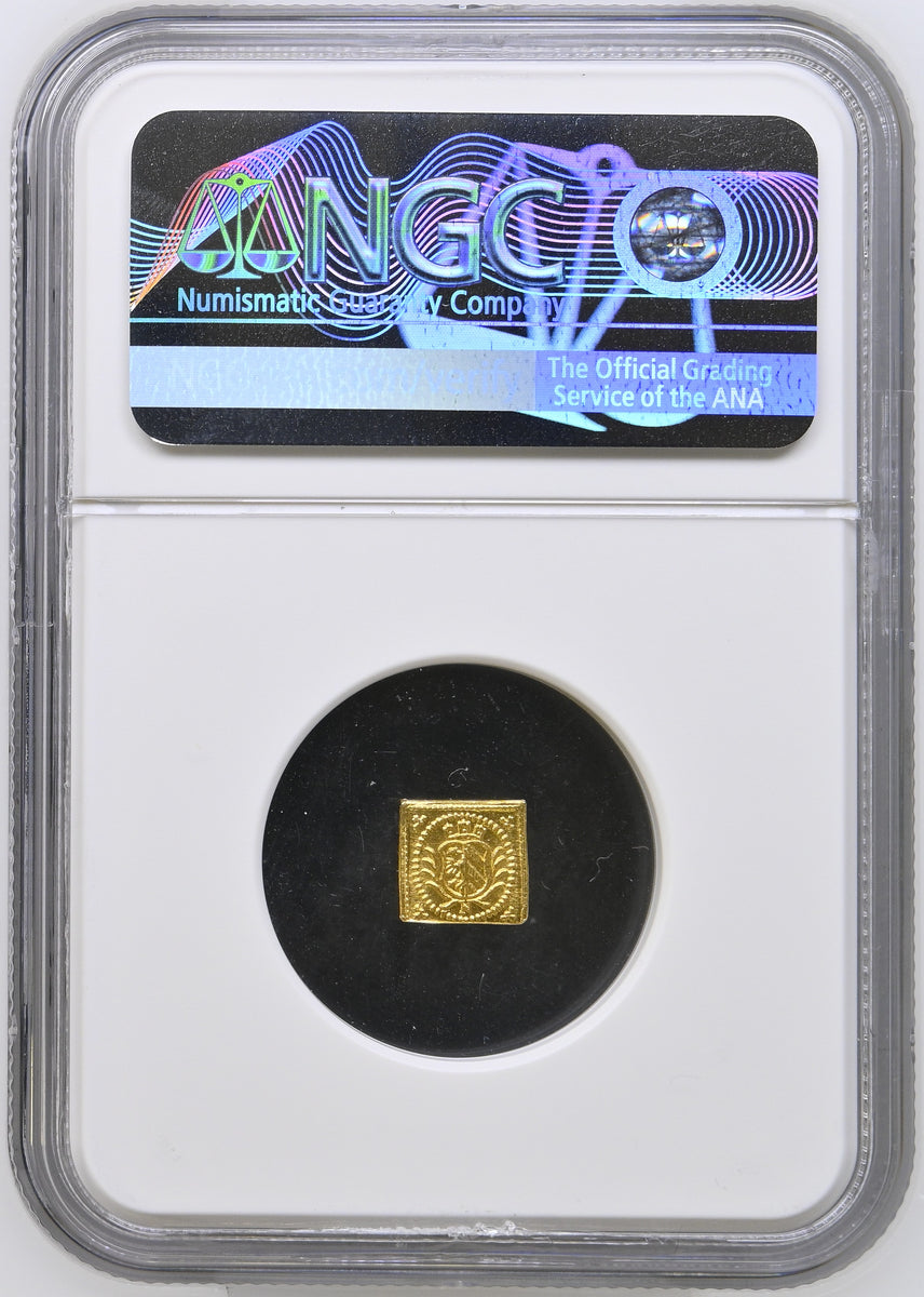 人気！1700年 ラムダカット 1/4ダカット クリッペ NGC AU58 1700年 ドイツ ニュルンベルク ラムダカット 1/8ダカット金貨 クリッペ