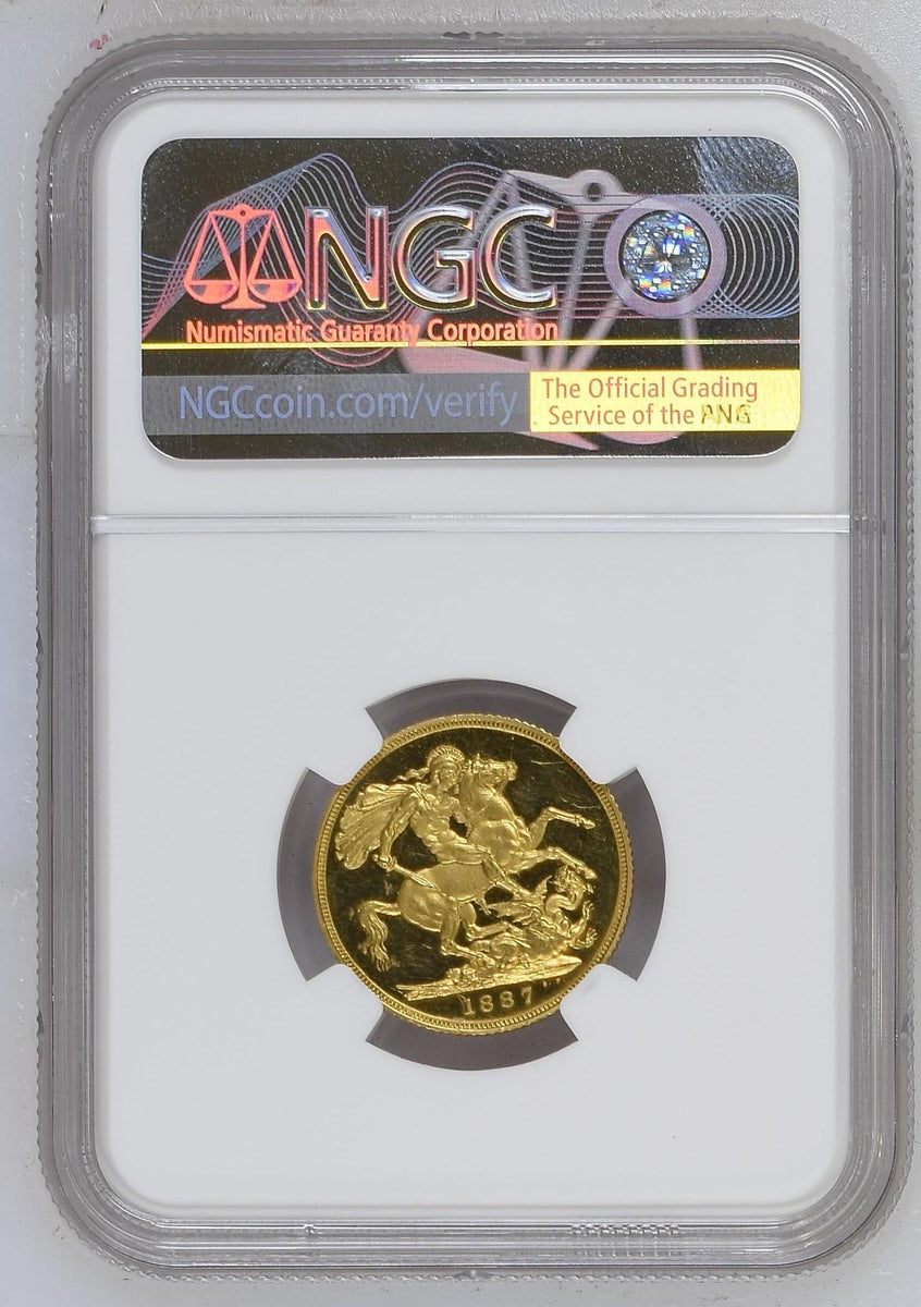1889 イギリス ソブリン 金貨 NGC MS63 ジュビリーヘッド 希少 1887年 イギリス ヴィクトリア ジュビリーヘッド ソヴリン金貨 NGC