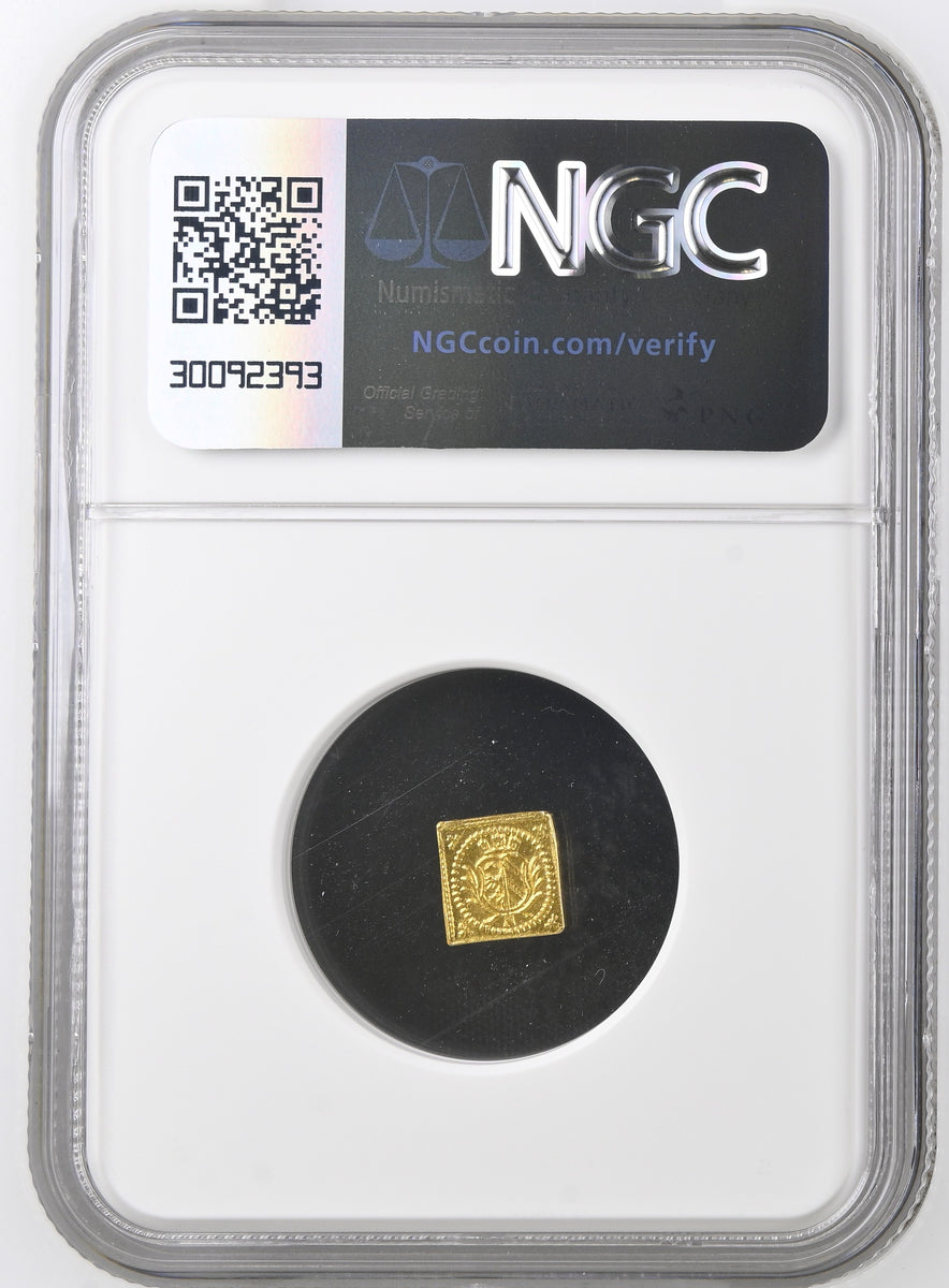 1700年 ドイツ ニュルンベルク ラムダカット 1/8ダカット金貨 クリッペ