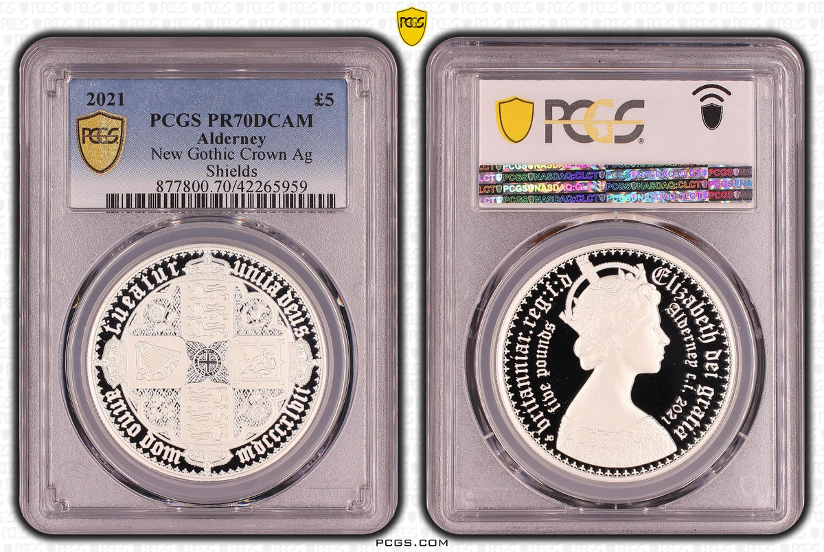 【希少】PCGS PL68 オルダニー 2018 5£ チャールズ70th誕生 2018 $5 1/10 Gold Eagle PCGS Ms 70 * First Day Issue * Signed John