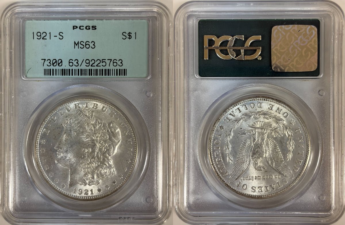 1921年 アメリカ 1ドル銀貨 PCGS MS63 | 港区虎ノ門のアンティーク
