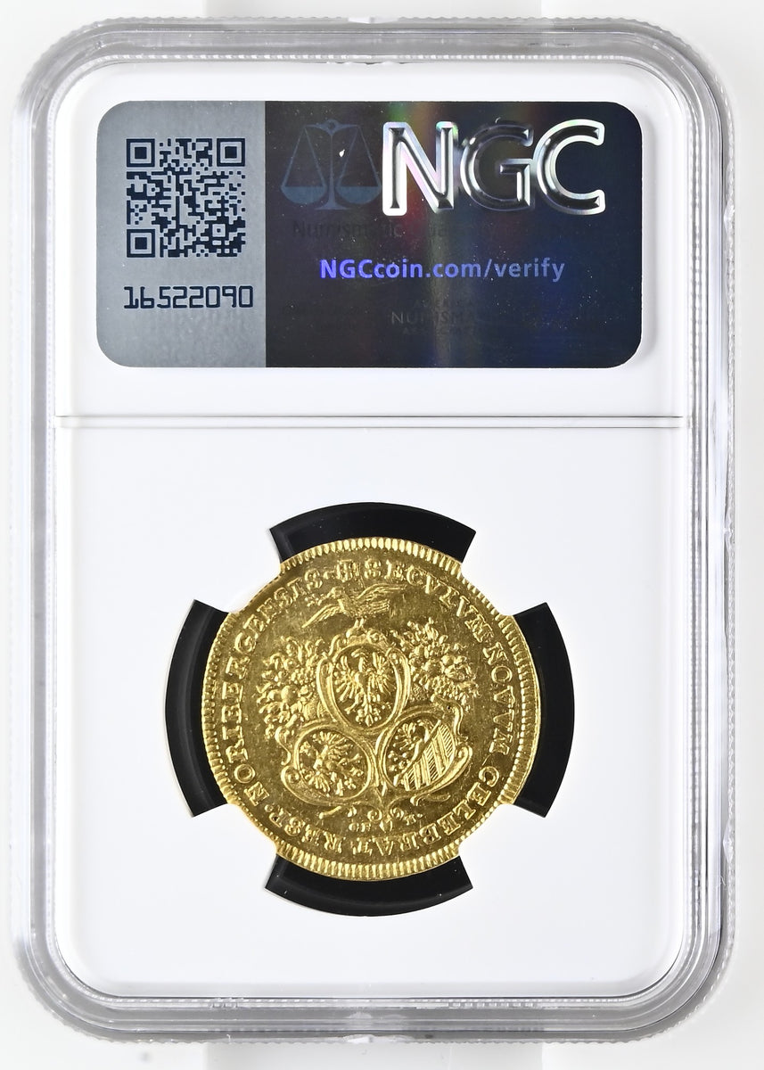 1700年 ドイツ ニュルンベルグ ラムダカット 2ダカット金貨 AU58 | 港