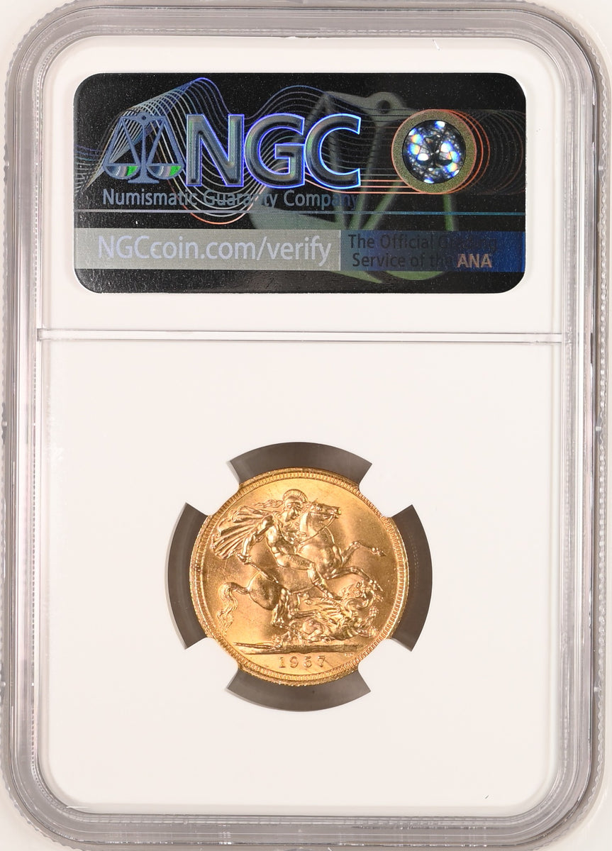 1957年 イギリス エリザベス2世 1stポートレート ギリックソヴリン金貨
