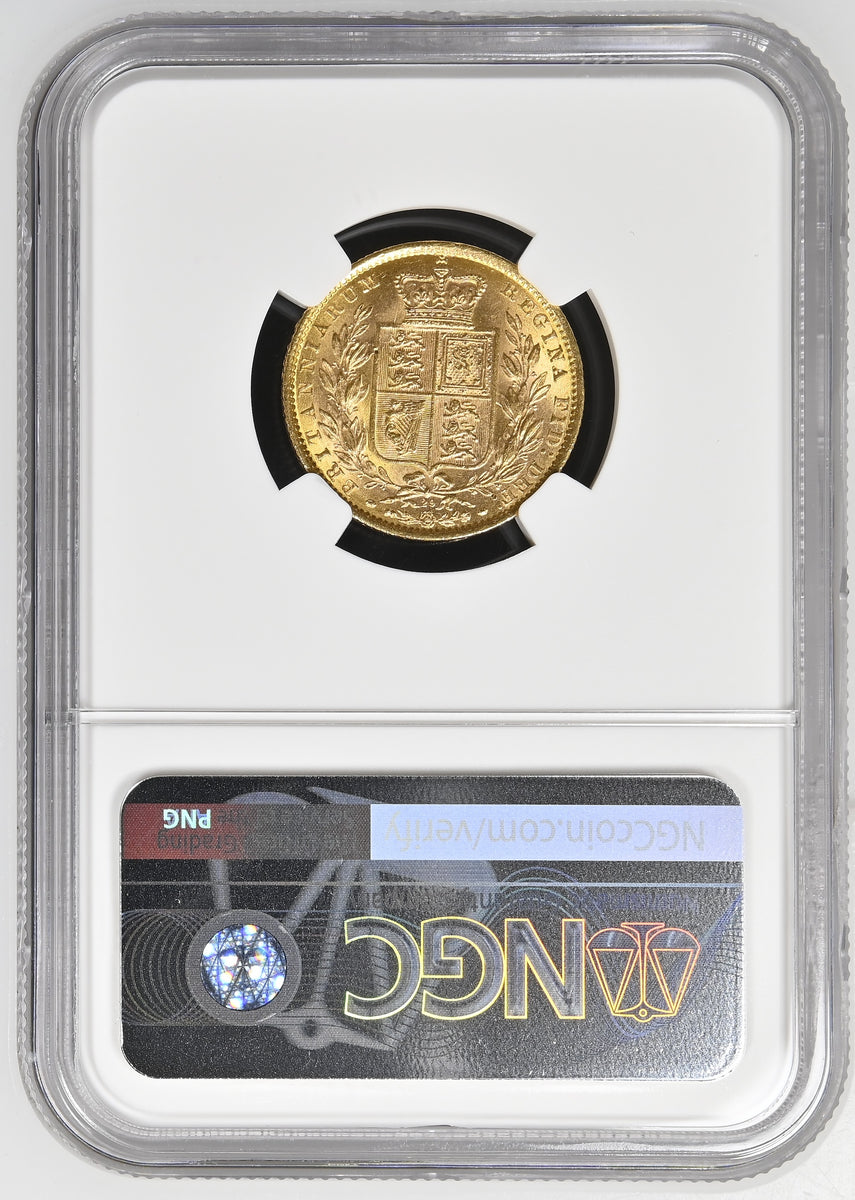 1871年 イギリス ヴィクトリア ソヴリン金貨 シールド ダイナンバー29