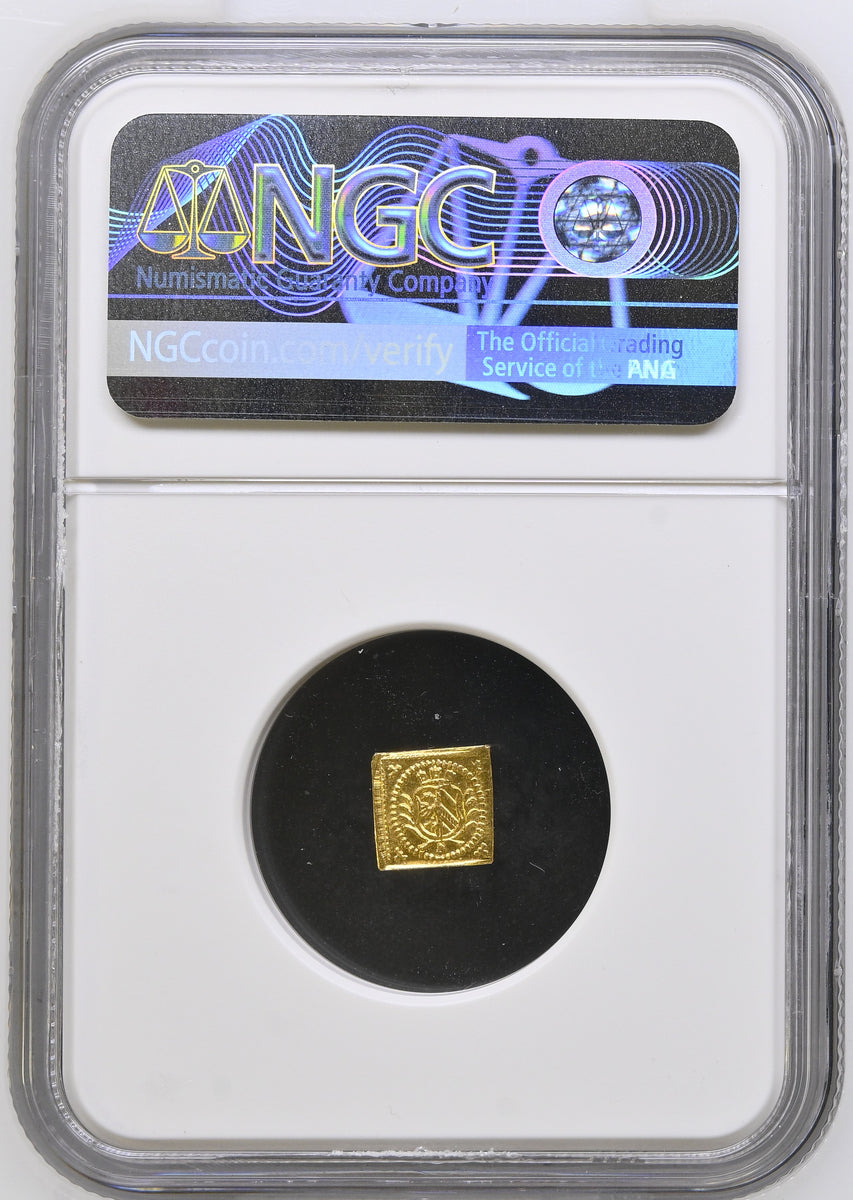 1700年 ドイツ ニュルンベルク ラムダカット 1/8ダカット金貨 クリッペ