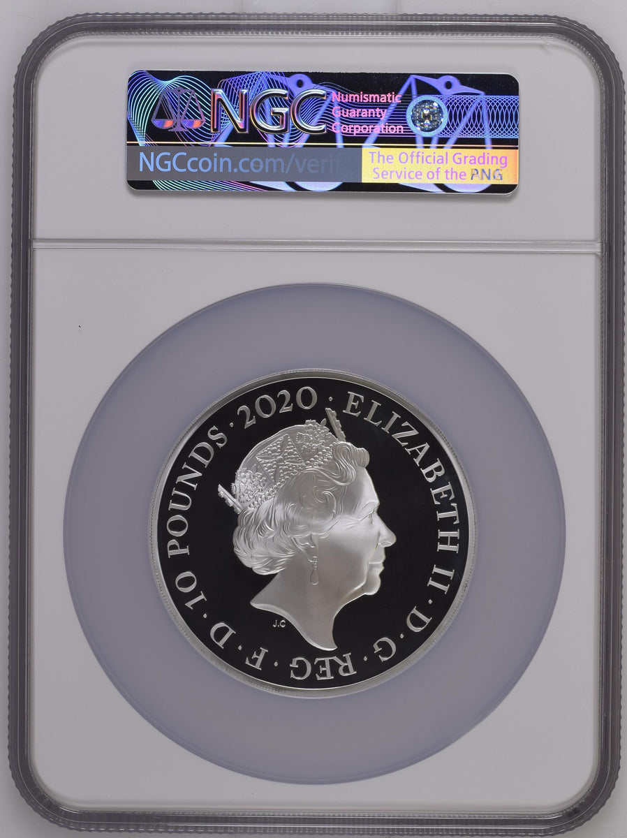 2020年 イギリス ミュージックレジェンド クイーン 5oz 10ポンド銀貨
