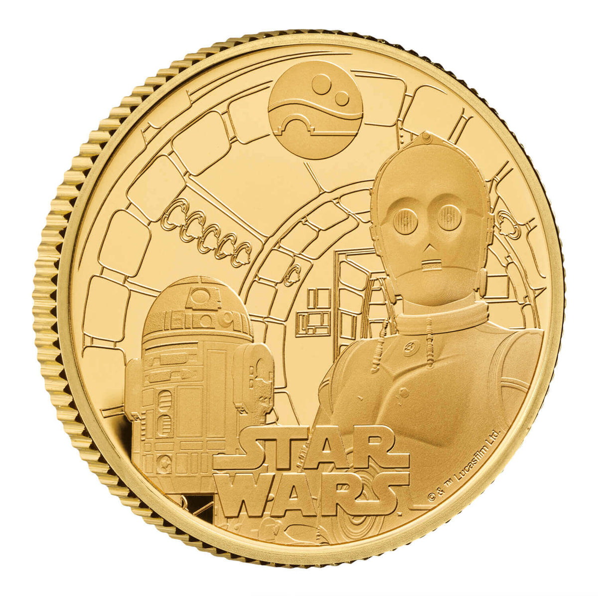 2023年 スター・ウォーズ 第1弾 R2-D2 and C-3PO 1/4オンス プルーフ金貨