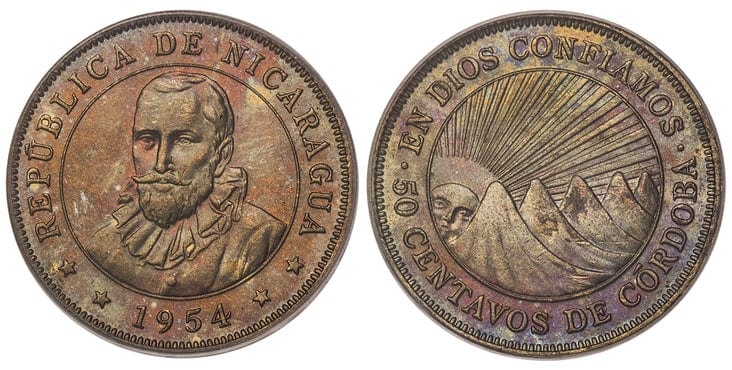 ファッション雑貨 1912年 ニカラグア 1コルドバ コイン | www