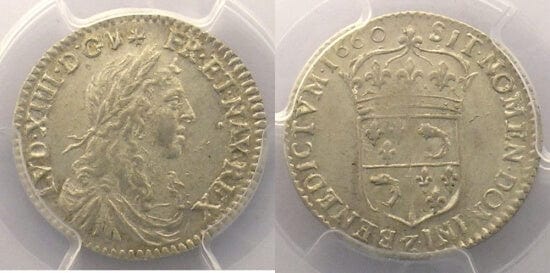 フランス王「ルイ14世」銀製メダル