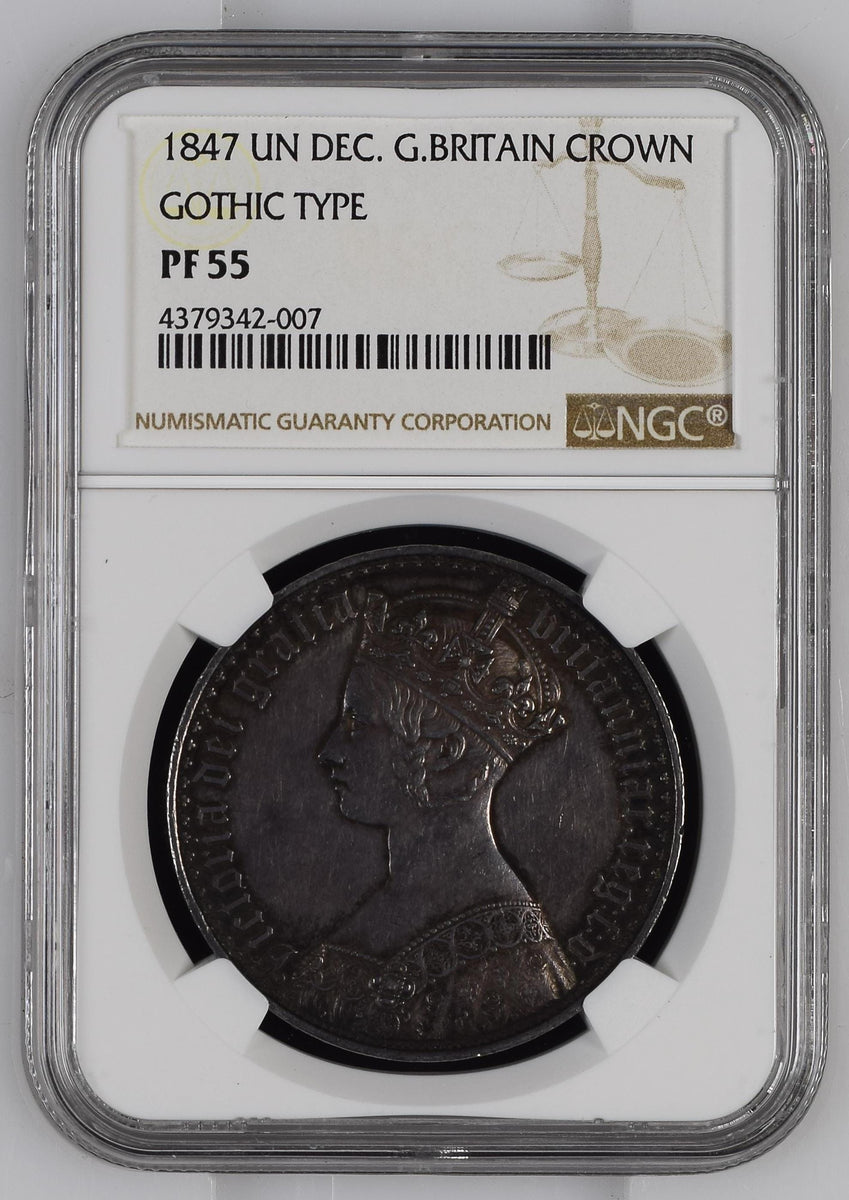 高鑑定☆1900年 イギリス ビクトリア ハーフクラウン 銀貨 NGC MS63 ...