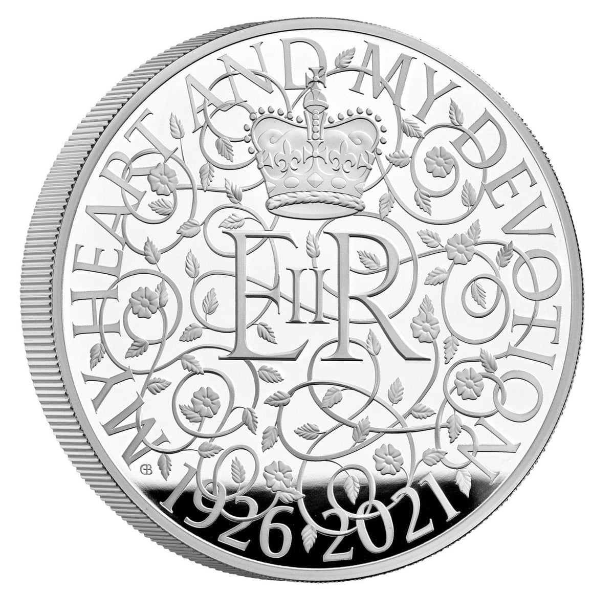 2021年 イギリス エリザベス女王生誕記念 1キロ銀貨 プルーフ ...