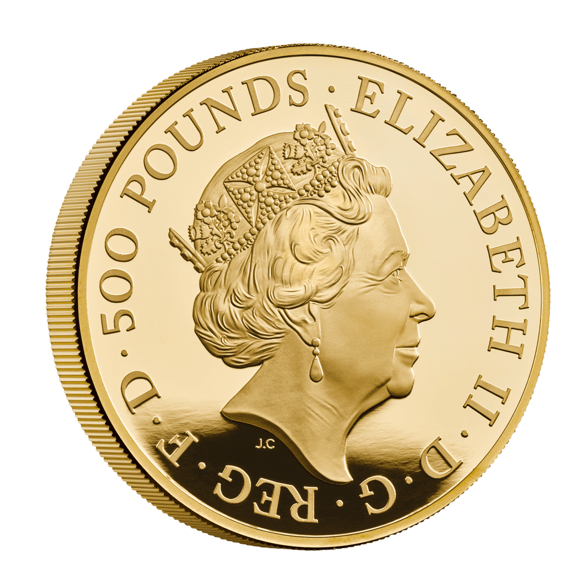1/4オンス金貨　2020年　英国　クイーンズ・ビースト「ホワイト・ライオン」タイプその他