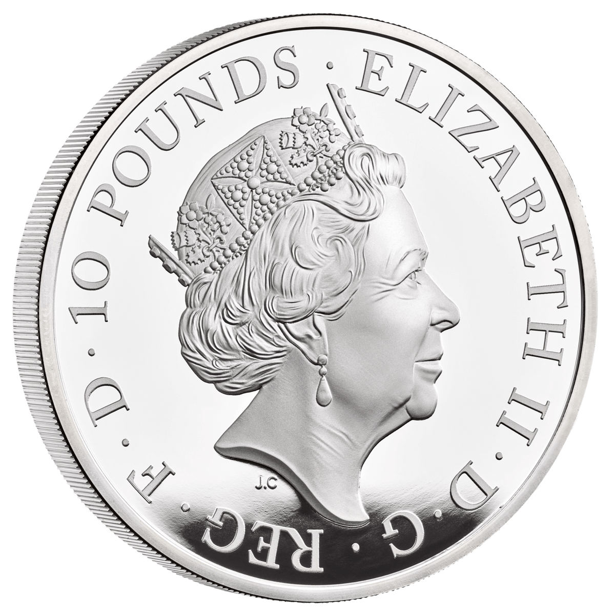 2021年 イギリス クイーンズビースト 1オンス 金貨 The Completer Coin