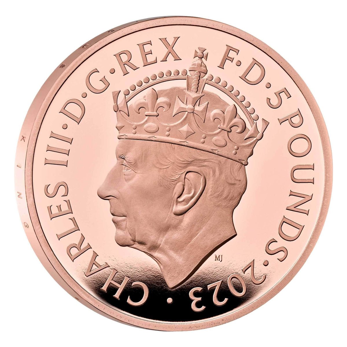 2023 チャールズ3世 戴冠式記念コイン 5£プルーフ金貨【限定500枚 