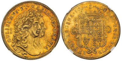 ウィリアム3世&メアリー2世5ギニー金貨とは？落札価格やコインの歴史を解説